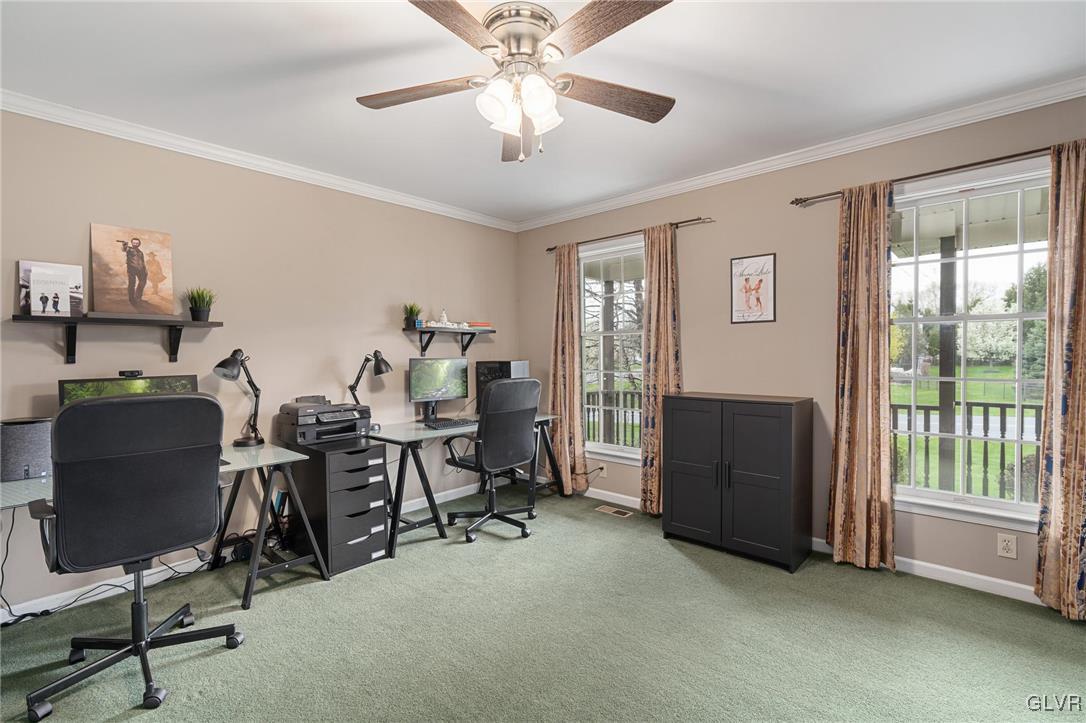 180 West Butternut Road Hellertown, PA 18055 - Photo 34 of 50 a view of a workspace with furniture and a window