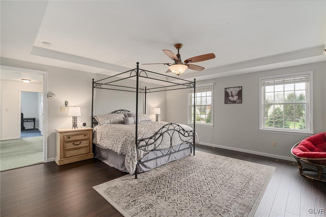 180 West Butternut Road Hellertown, PA 18055 - Photo 36 of 50 a spacious bedroom with a bed and a window