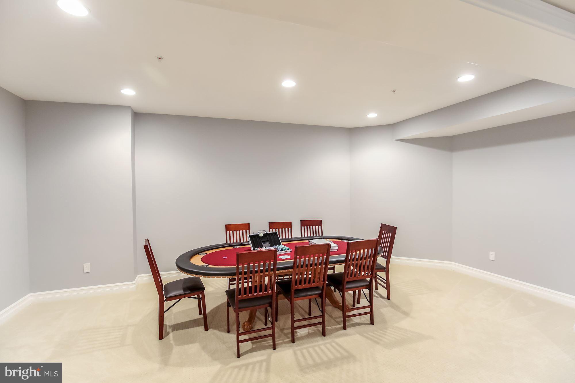 3346 Jones Bridge Road Chevy Chase, MD 20815 - Photo 28 of 50 Lower Level Game Room