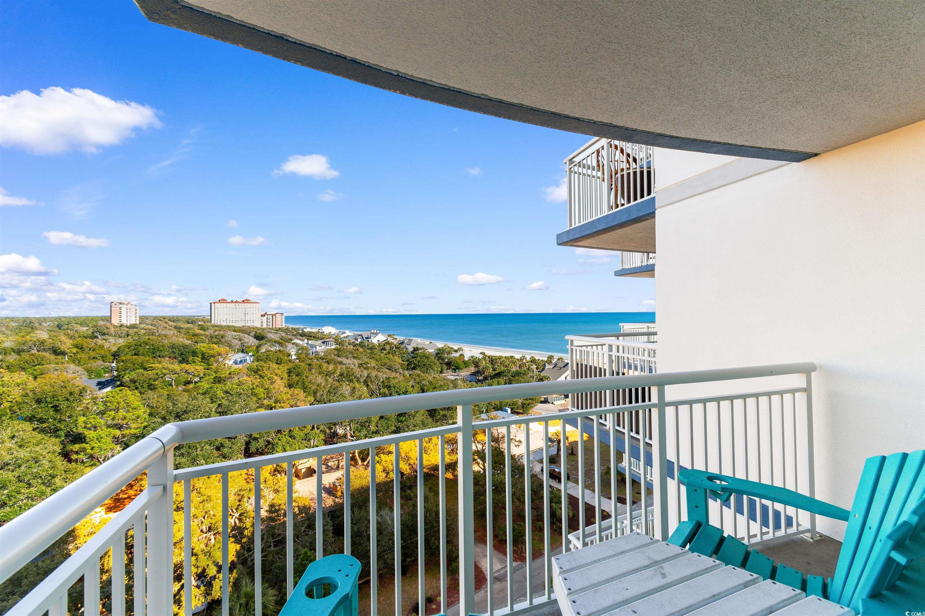 215 77th Avenue North, Unit 603 Myrtle Beach, SC 29572 - Photo 24 of 37 Balcony featuring a water view