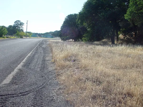 a backyard of a house