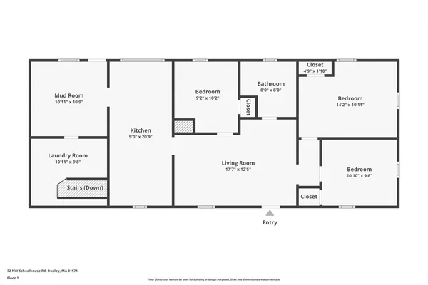 $389,900 | 72 Northwest Schoolhouse Road, Dudley, MA 01571