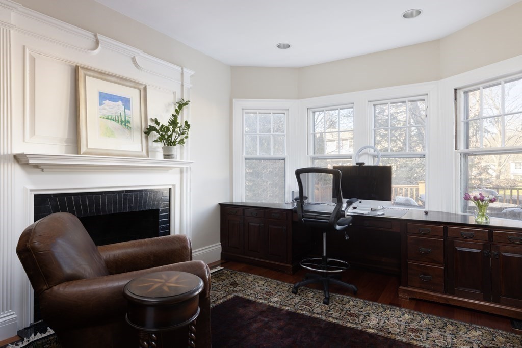 96 Crafts Road Brookline, MA 02467 - Photo 16 of 30 a work room with furniture lamp and window