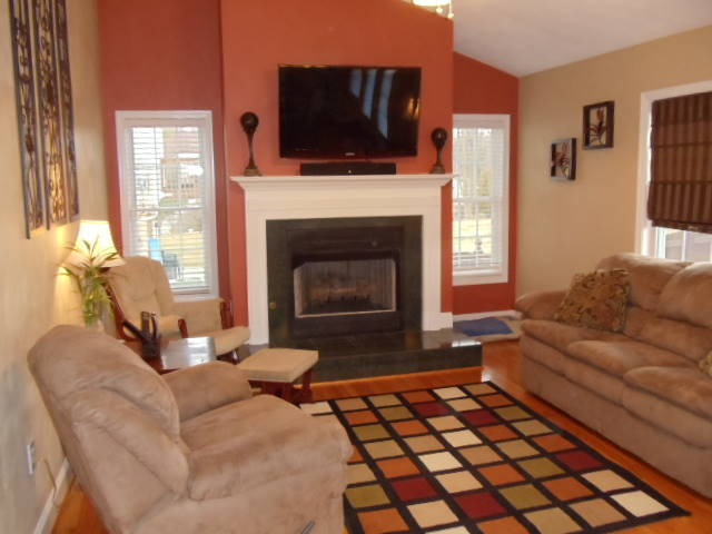 1624 Meadows Road Vinton, VA 24179 - Photo 4 of 30 a living room with furniture and a fireplace