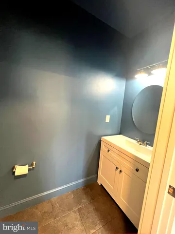 a view of empty room with empty racks