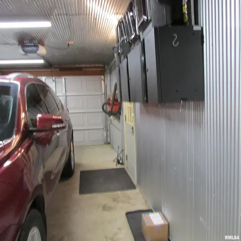 a view of storage and utility room