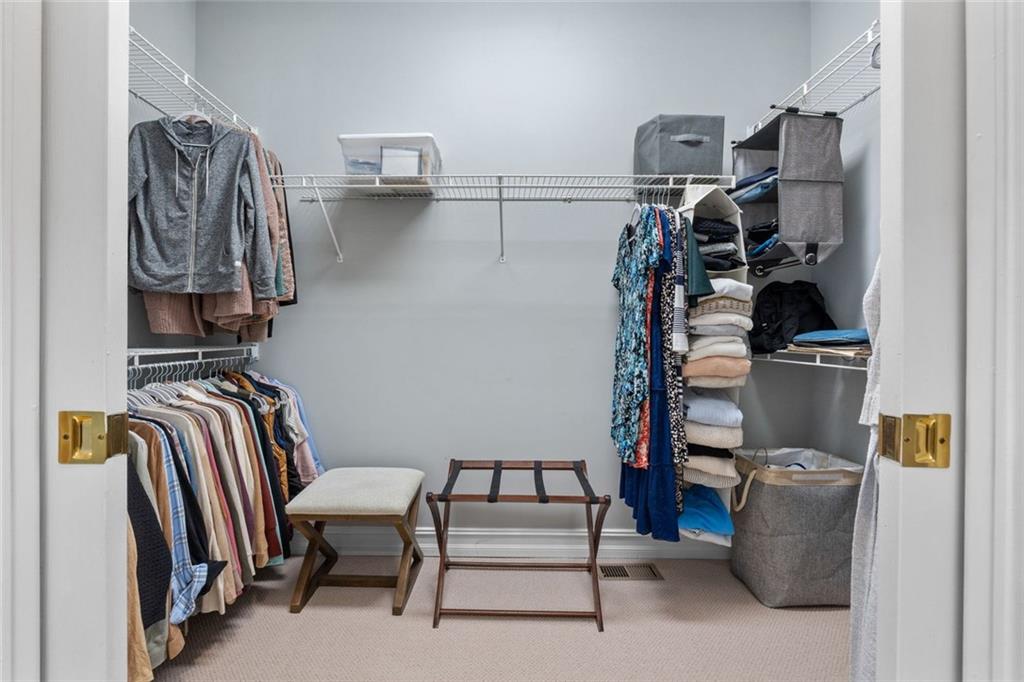 295 Springwater Chase Newnan, GA 30265 - Photo 30 of 68 a view of walk in closet with clothes and shoes