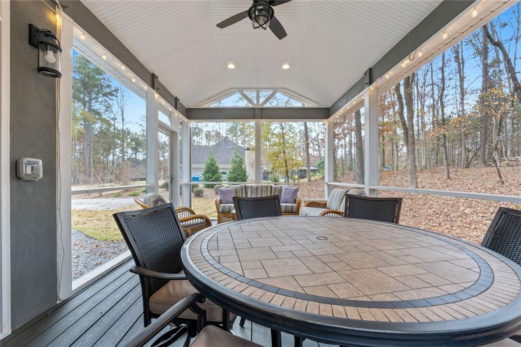 295 Springwater Chase Newnan, GA 30265 - Photo 55 of 68 a view of a dining room with furniture window and outside view