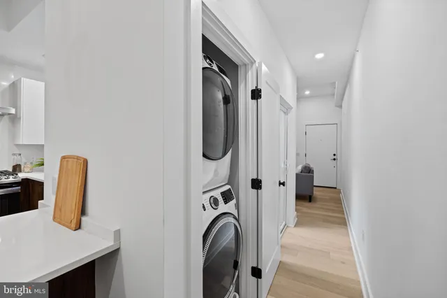 a view of a walk in closet