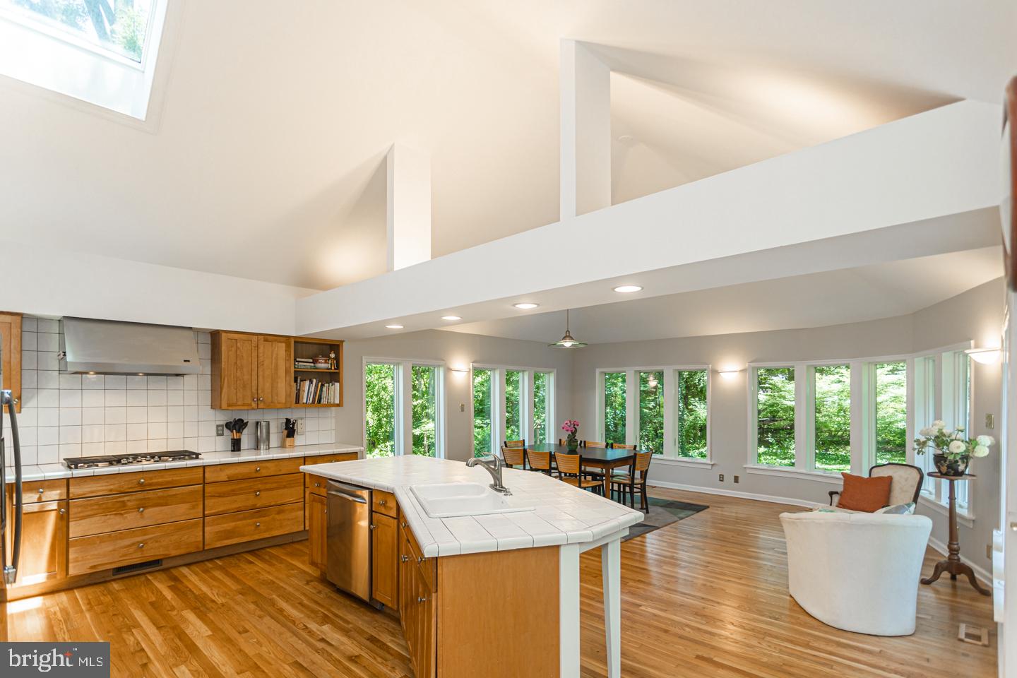 100 Ovington Road Yardley, PA 19067 - Photo 12 of 40 Expansive, Light Filled Kitchen and Dining Area