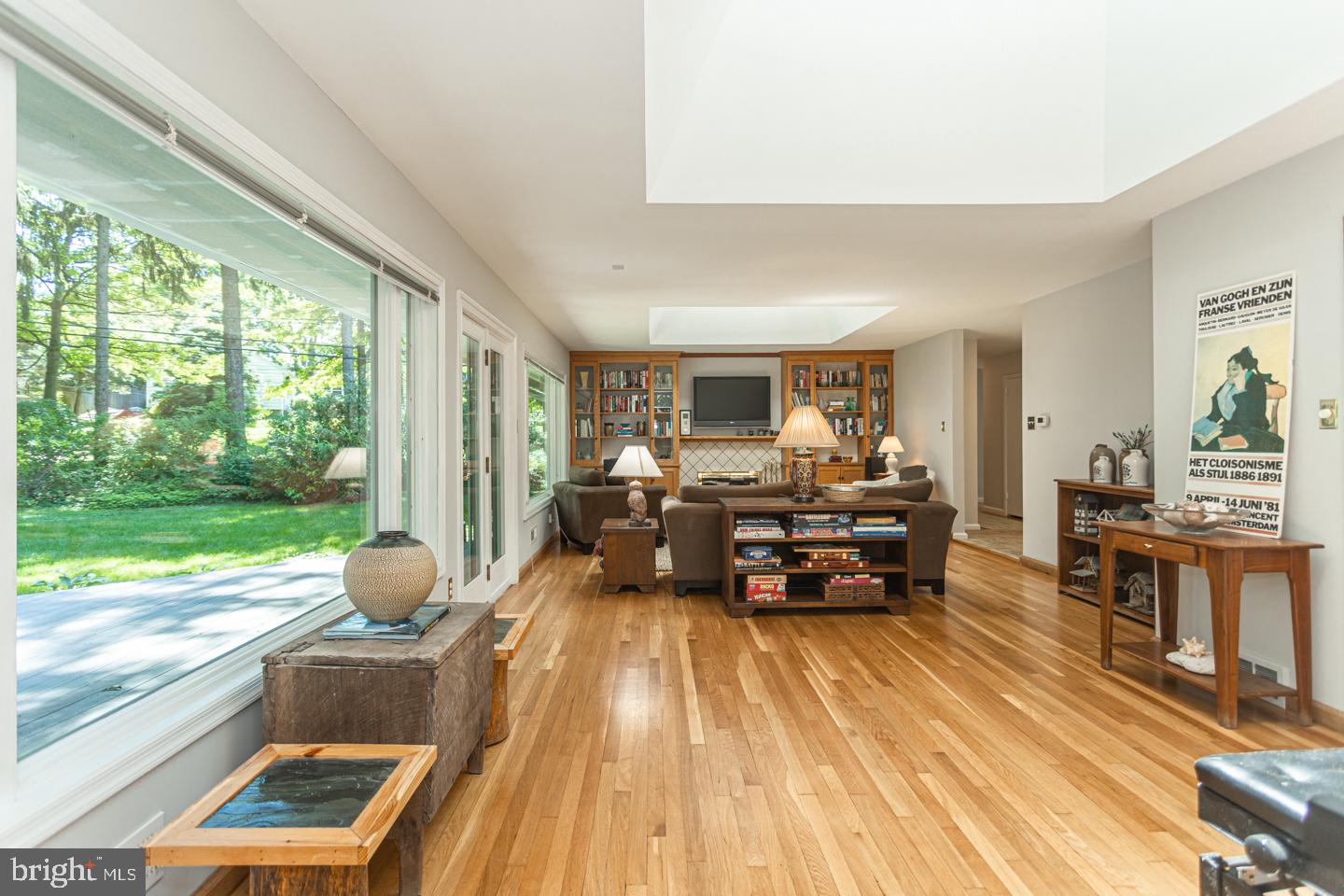 100 Ovington Road Yardley, PA 19067 - Photo 10 of 40 Living Room- Great Light and Backyard/Deck Access