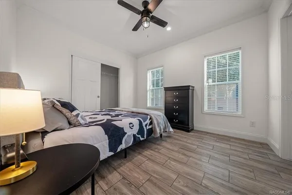 a living room with furniture and window