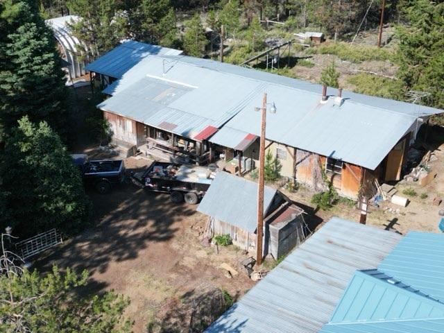 16395 Dawn Road La Pine, OR 97739 - Photo 16 of 33 an aerial view of a house with a yard and furniture