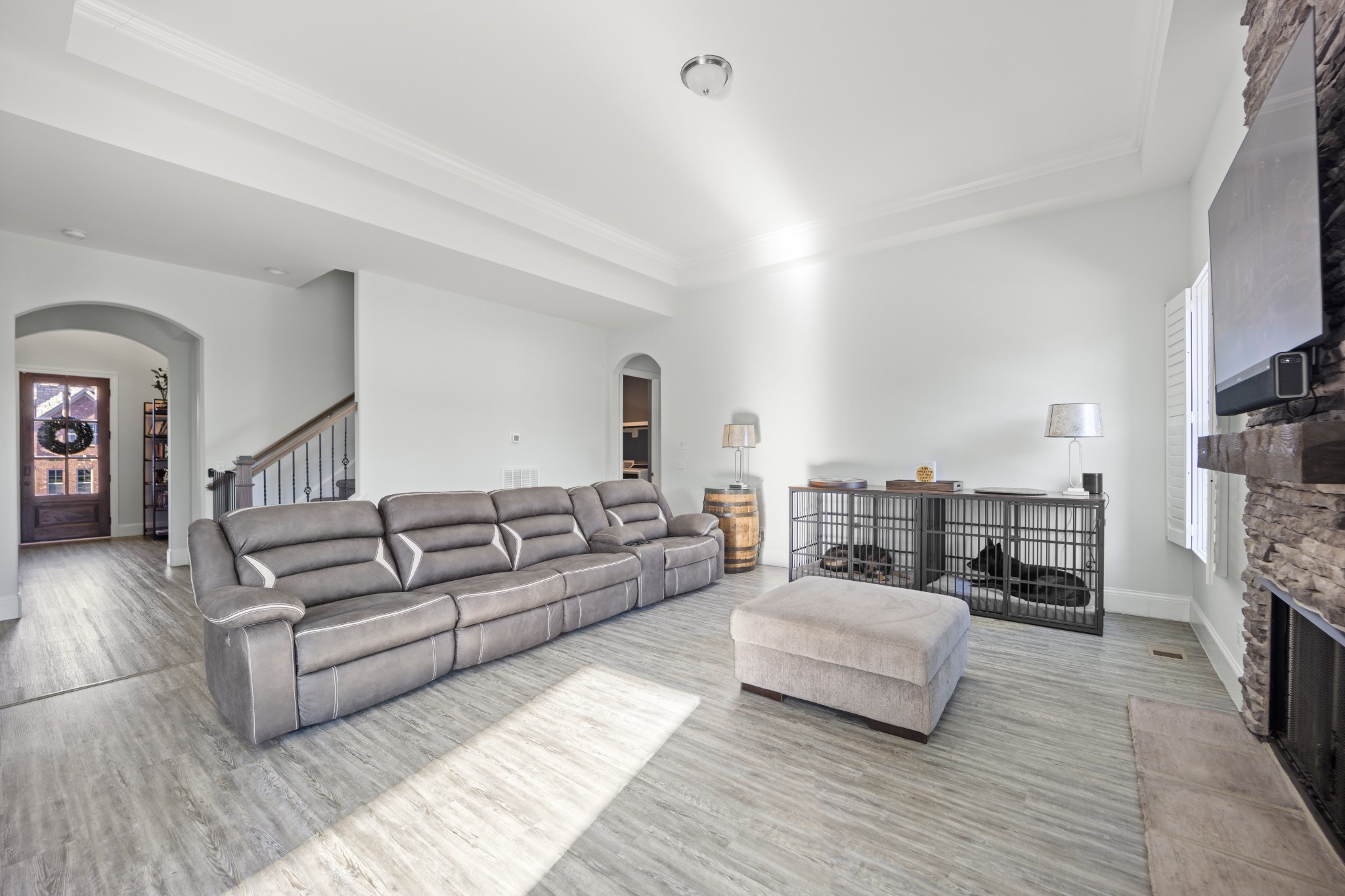 1008 Quillen Way Lebanon, TN 37087 - Photo 10 of 45 a living room with furniture and a fireplace