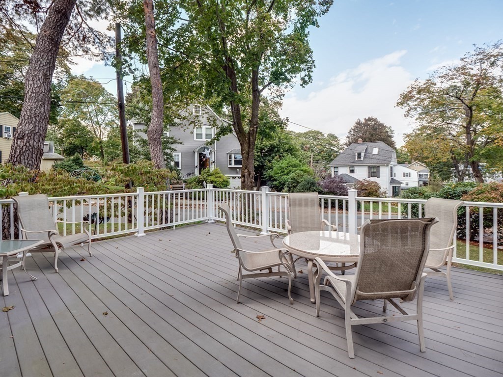 35 Pine Street Melrose, MA 02176 - Photo 30 of 38 a view of a deck patio and outdoor seating