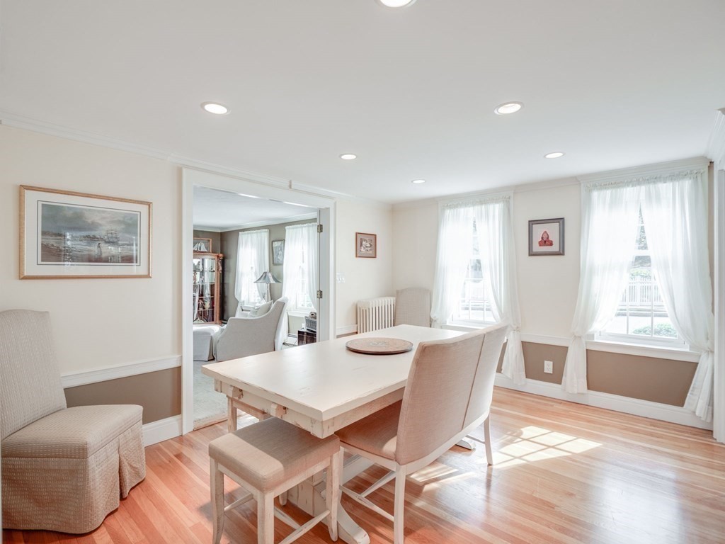 35 Pine Street Melrose, MA 02176 - Photo 3 of 38 a view of a dining room with furniture window and wooden floor
