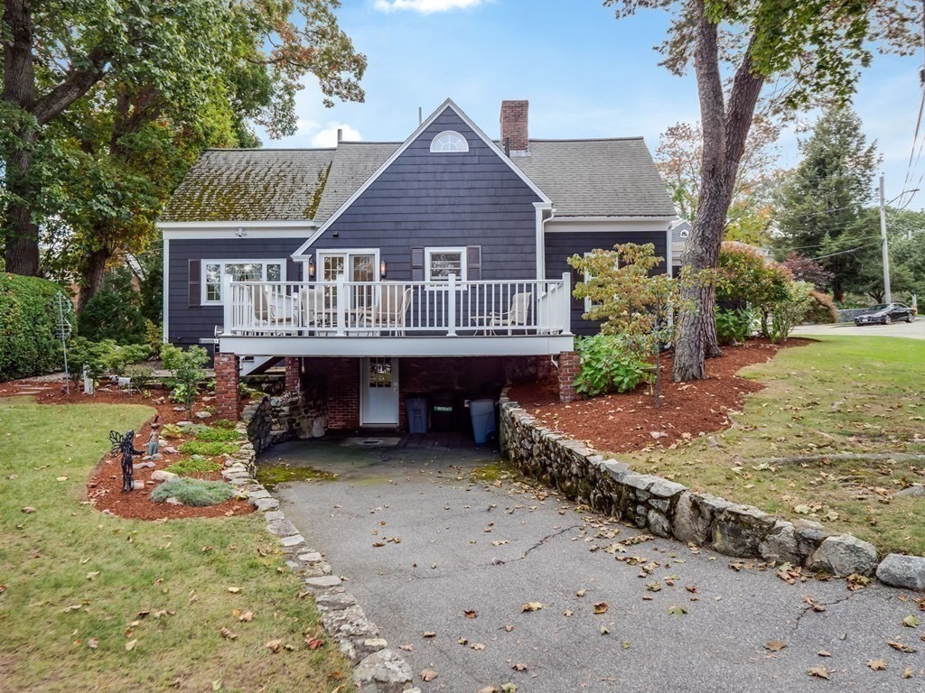 35 Pine Street Melrose, MA 02176 - Photo 34 of 38 a view of a house with a yard and large trees