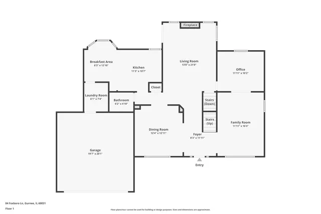 $525,000 | 84 Foxboro Lane, Gurnee, IL 60031