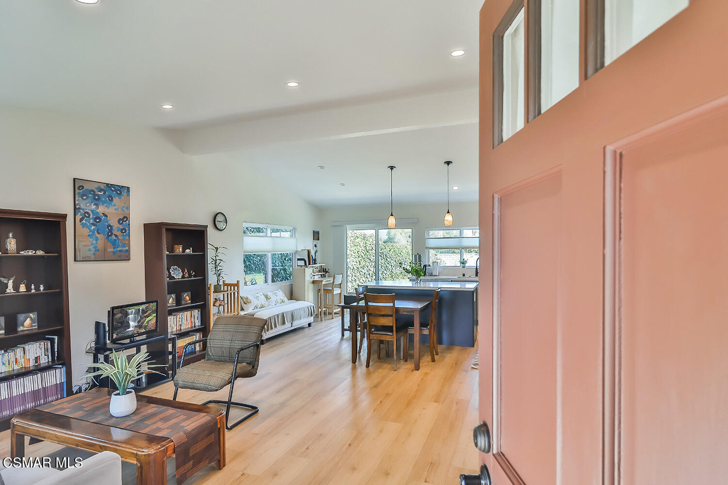 775 Ashland Avenue Simi Valley, CA 93065 - Photo 9 of 36 a living room with furniture a dining table and wooden floor