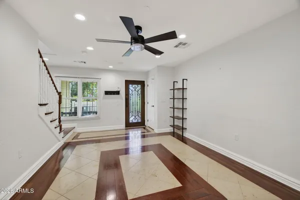 a picture of a room with a white wall