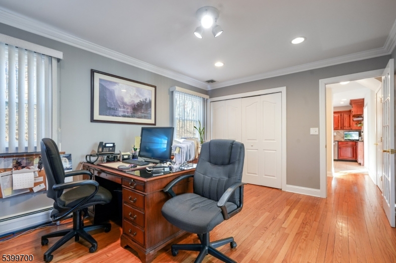 436 Mt Airy Road Bernards, NJ 07920 - Photo 11 of 20 a workspace with furniture and wooden floor
