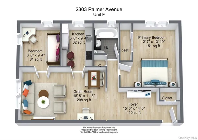 $285,000 | 2303 Palmer Avenue, Unit F, New Rochelle, NY 10801