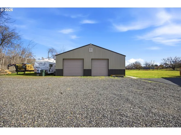 a view of an ocean and in a backyard