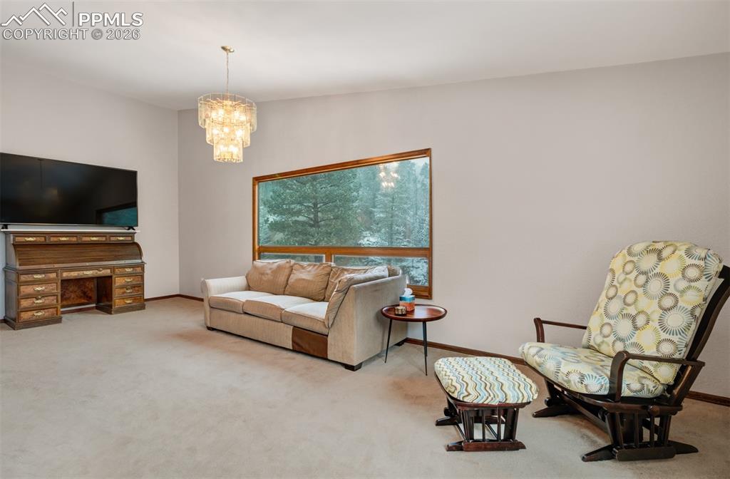 5865 Waterfall Loop Manitou Springs, CO 80829 - Photo 9 of 45 Living room with amazing views!