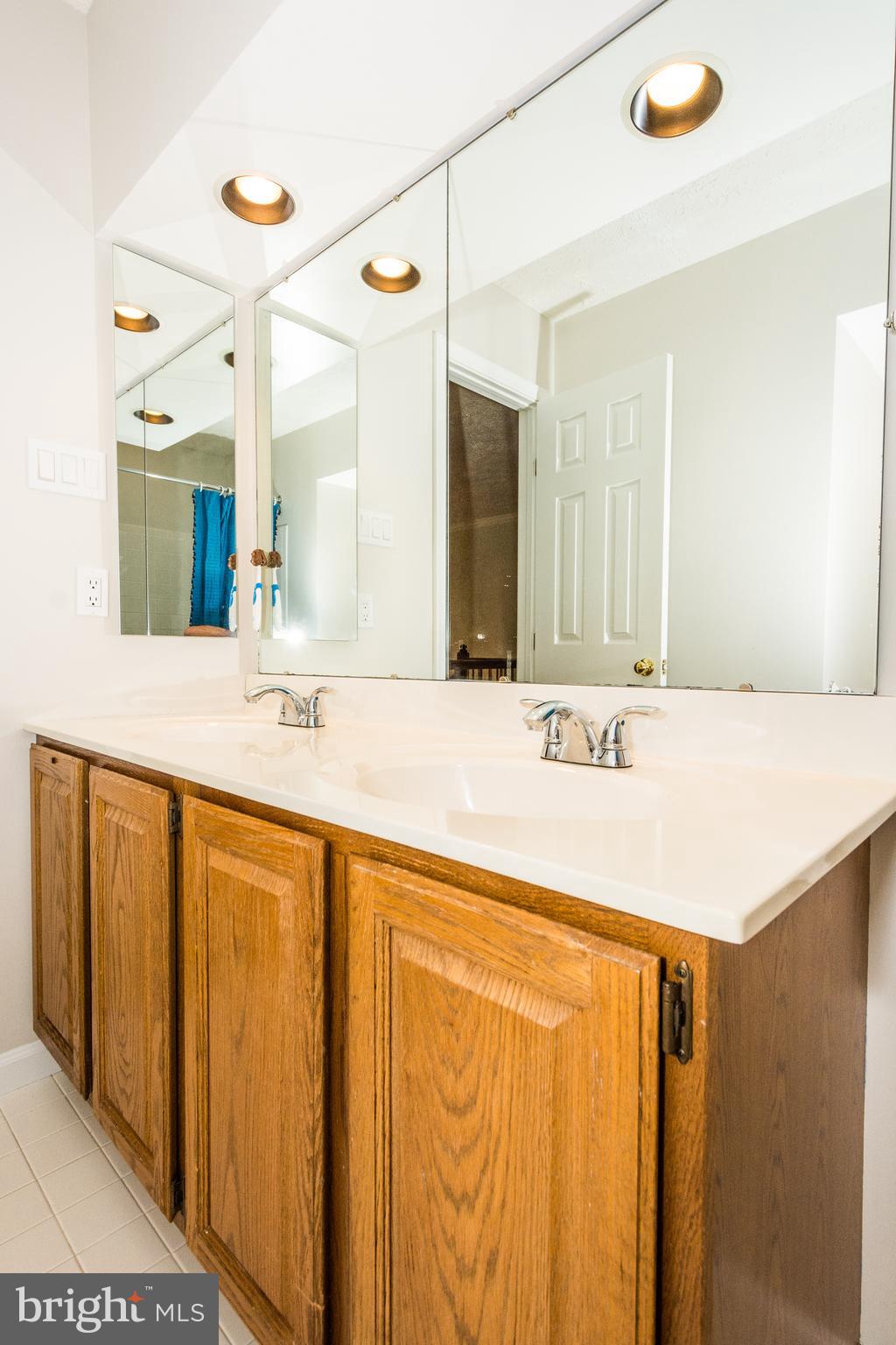 419 Rambler Road Bel Air, MD 21015 - Photo 33 of 49 Hall Bathroom (Full Bath #2) has Double Vanity