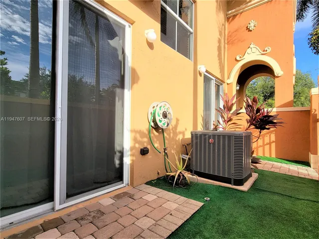 a view of front door