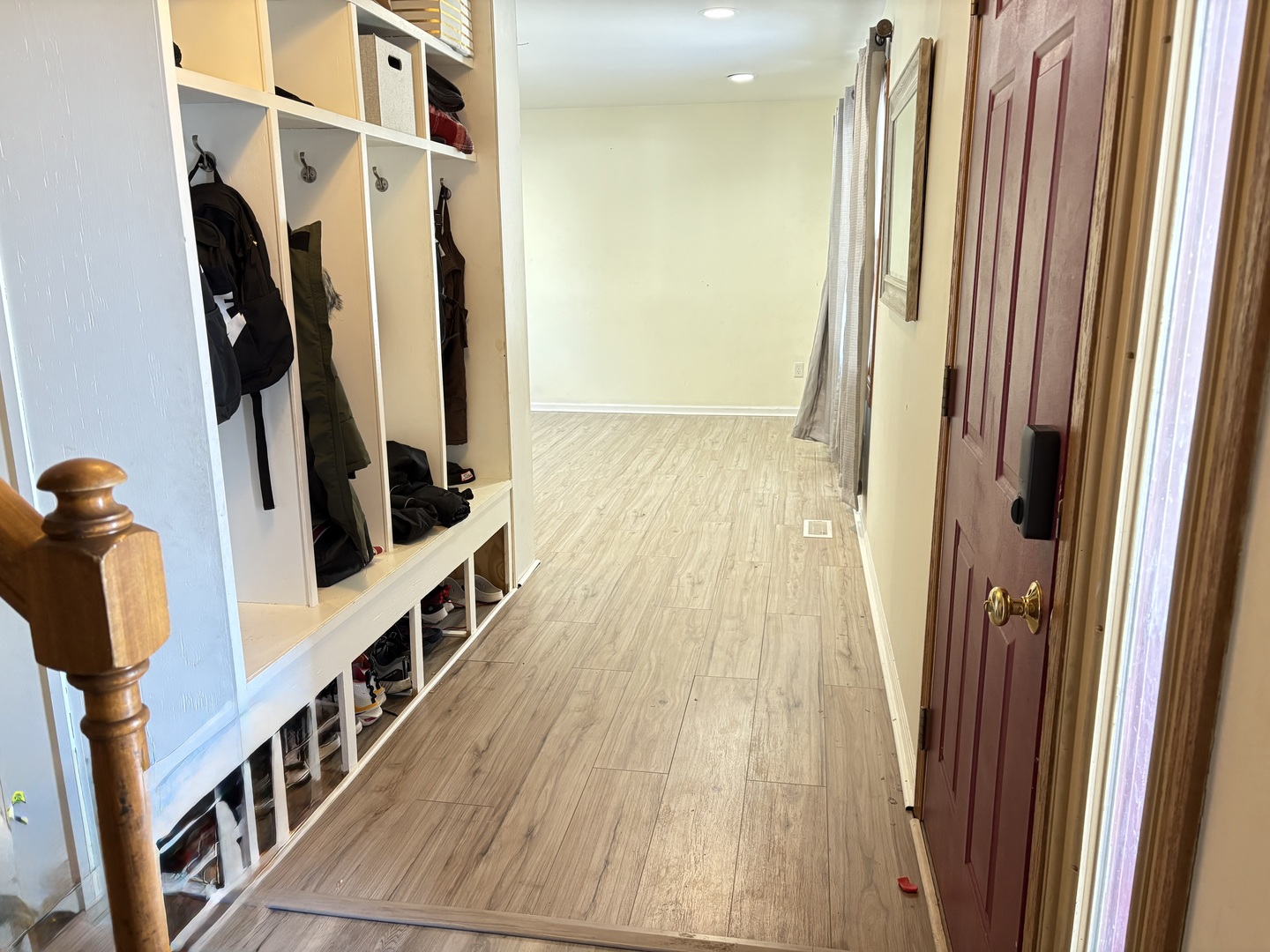 106 Windward Lane Rochelle, IL 61068 - Photo 6 of 42 a view of hallway with wooden floor