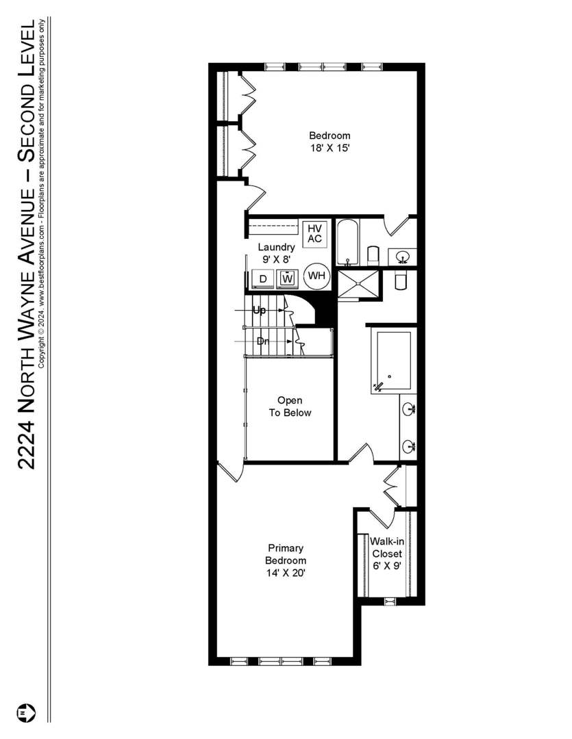 2224 North Wayne Avenue Chicago, IL 60614 - Photo 35 of 36 a picture of a bench in front of a door