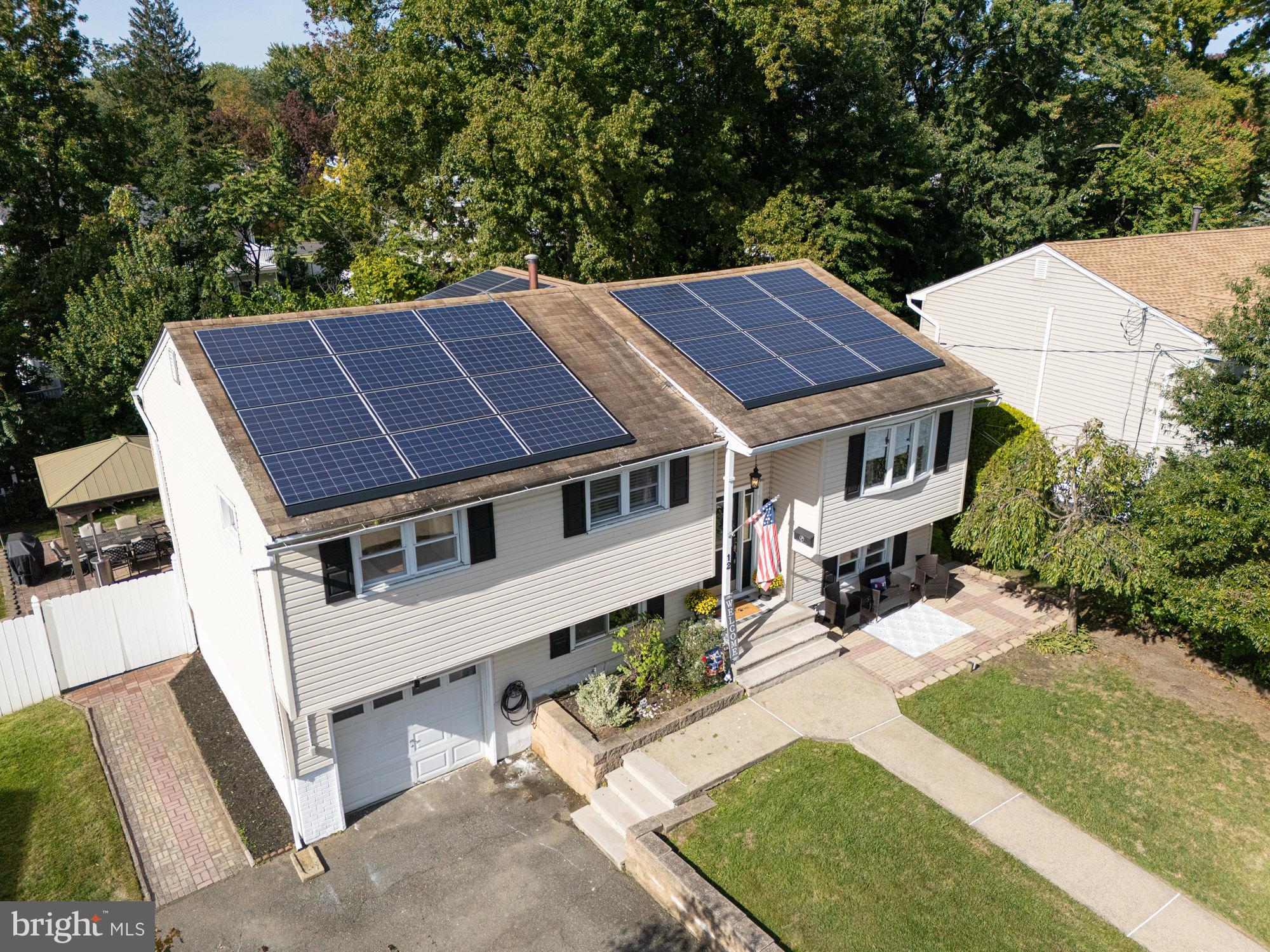 Sustainable living with solar elegance.