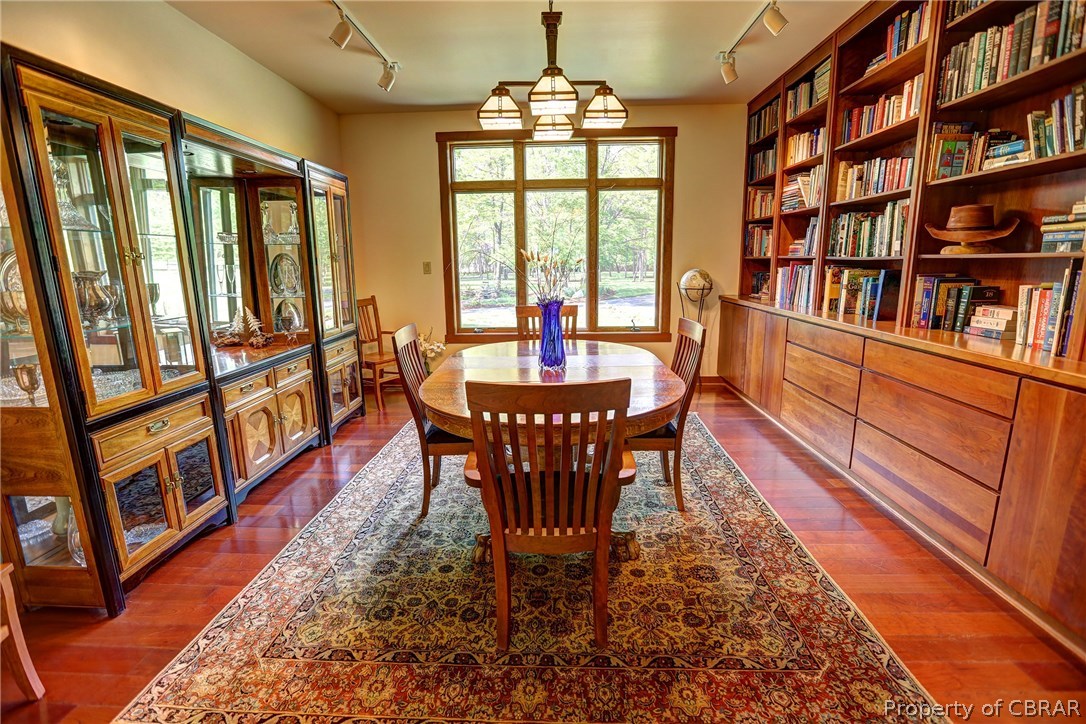 3678 Windmill Point Road White Stone, VA 22578 - Photo 12 of 50 Custom built-ins in this casually elegant dining room.