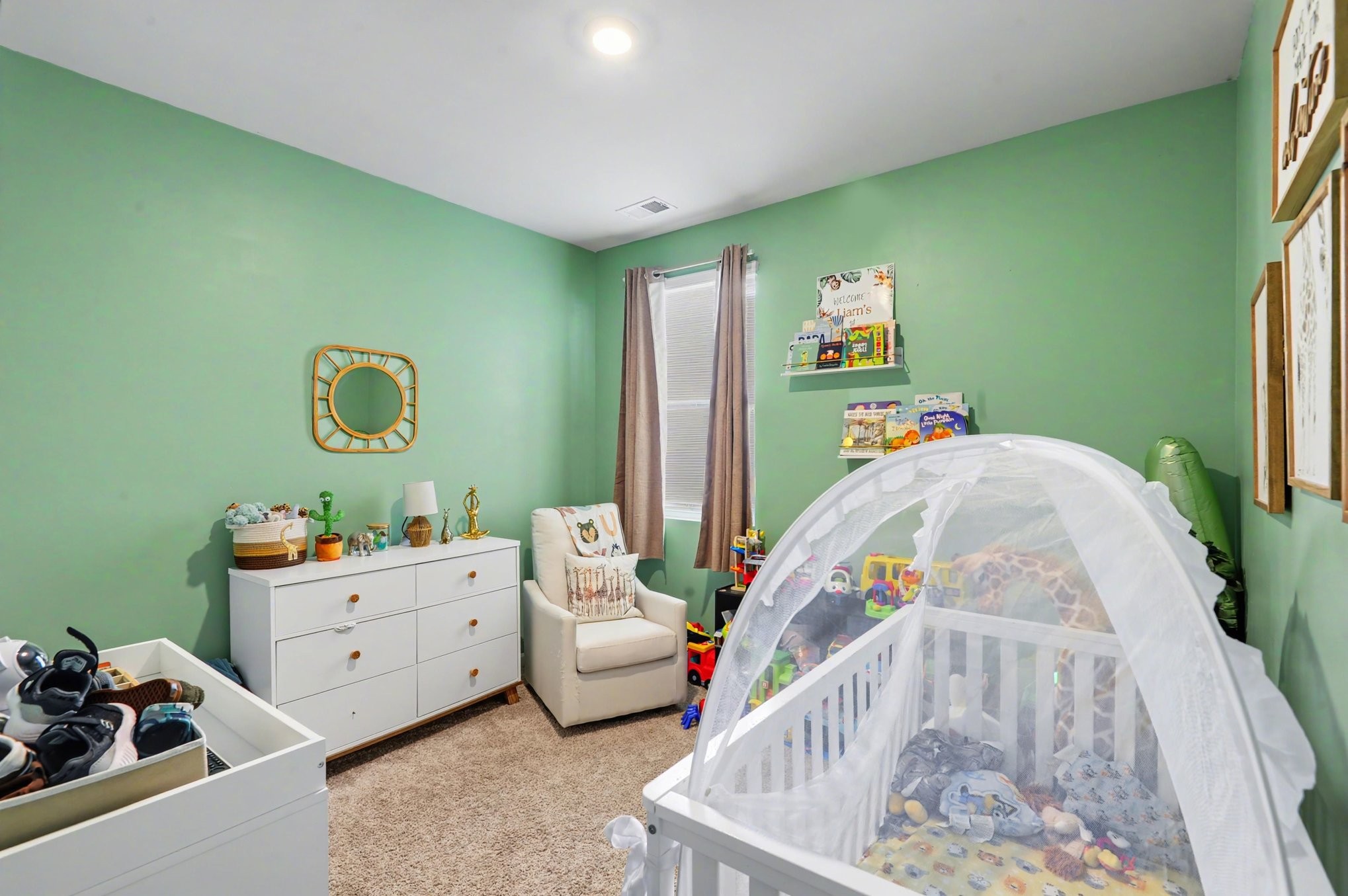628 Pine Bloom Road Lebanon, TN 37087 - Photo 15 of 25 a kids bedroom with a bed and a window