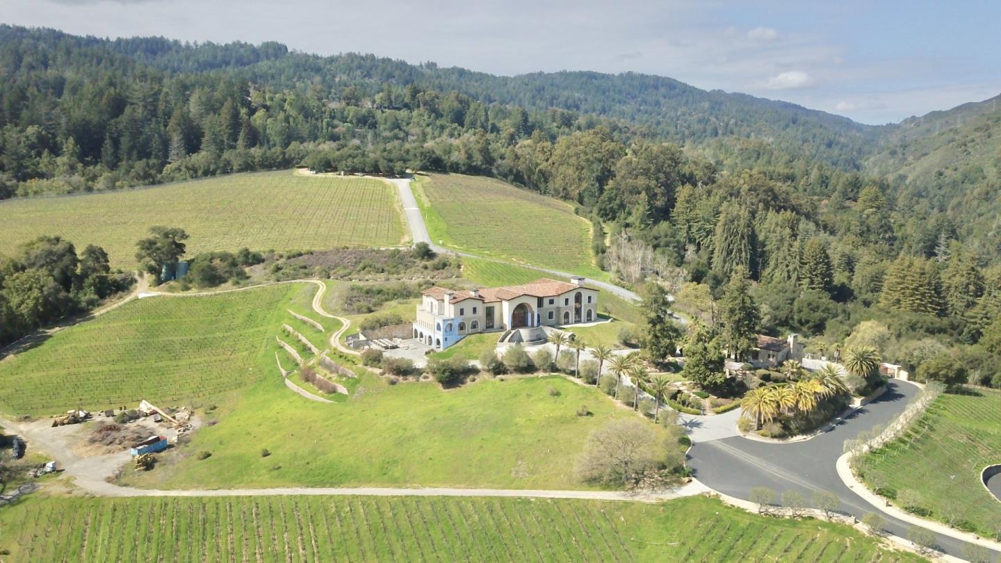 18550 Black Road Los Gatos, CA 95033 - Photo 2 of 44 a view of a swimming pool with a yard