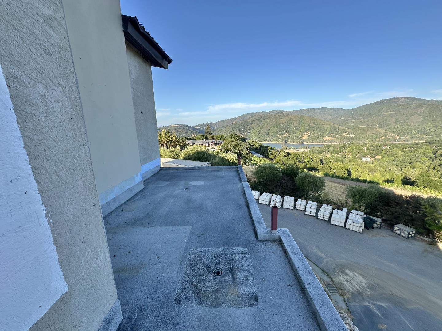 18550 Black Road Los Gatos, CA 95033 - Photo 32 of 44 a view of a terrace with a bench