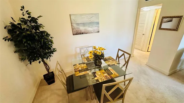 a view of a entryway with flower pots