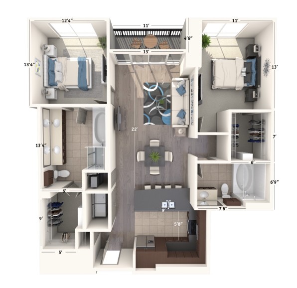 101 Colorado Street, Unit 1101 Austin, TX 78701 - Photo 2 of 12 Apply Today and Receive Up To 10 Weeks Free !
Offer Applies To Base Rent. *Minimum lease term applies. Other costs and fees excluded.