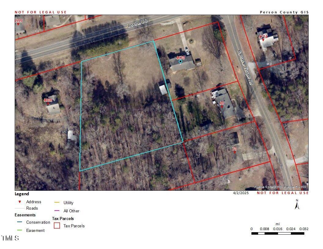 1.46-acre Boston Road Roxboro, NC 27574 - Photo 2 of 6 GIS aerial