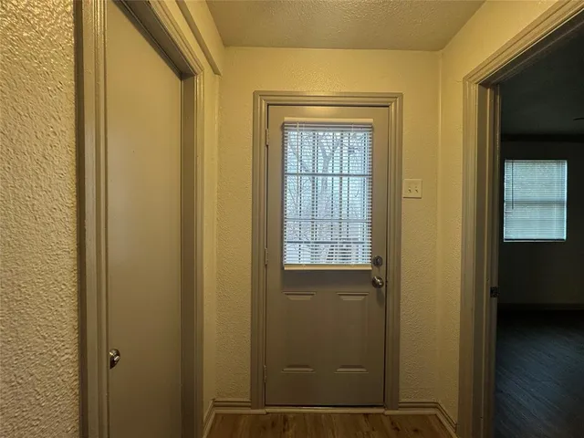 a view of front door