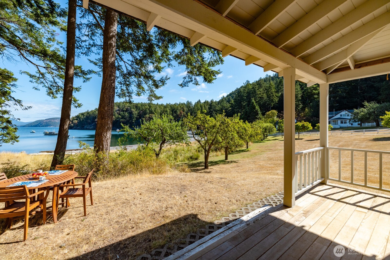 68 Sylvan Cove W Road Decatur Island, WA 98221 - Photo 6 of 35 a view of a porch