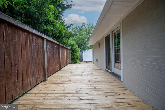 a view of backyard with small cabin