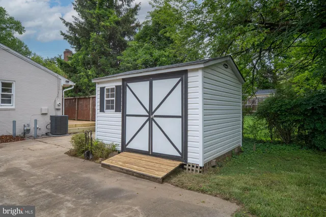 a view of outdoor space and deck