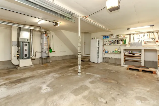 a view of a room with furniture