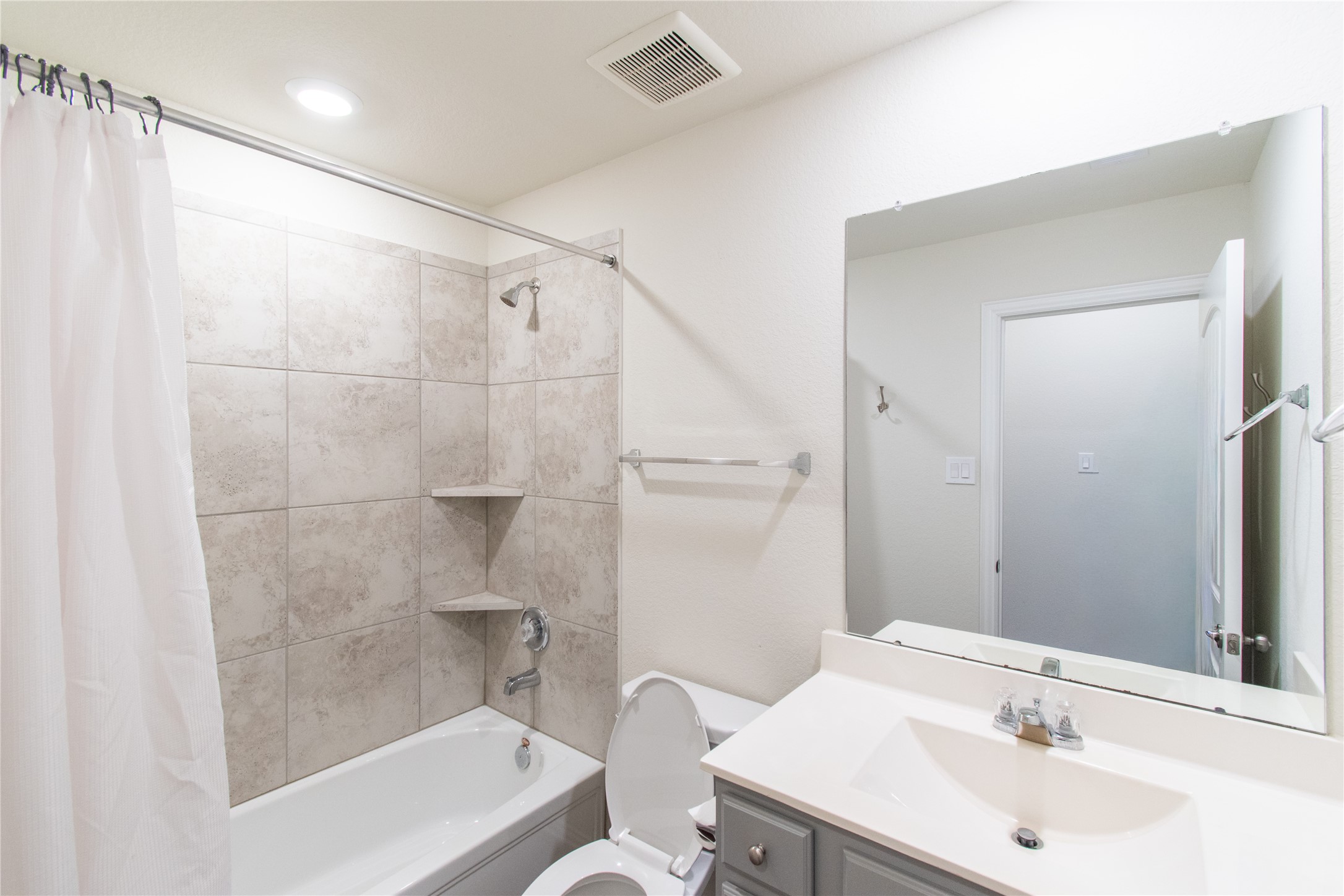 4639 Sequoia Echo Drive Spring, TX 77386 - Photo 24 of 30 a bathroom with a bathtub shower sink and toilet