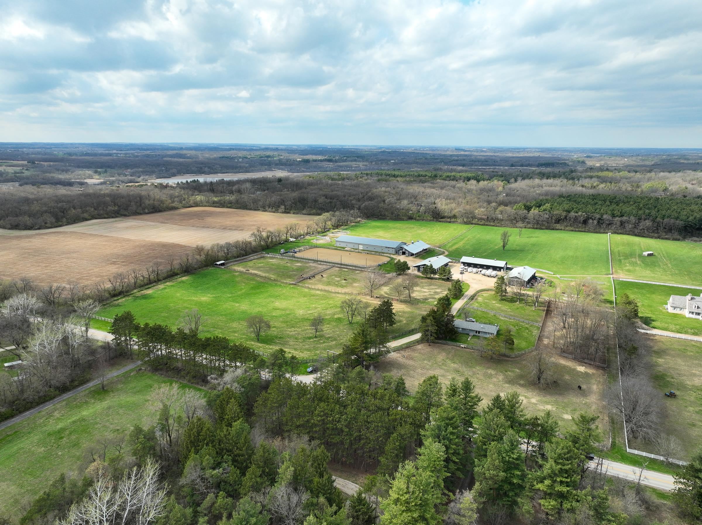 8206 Bull Valley Road Bull Valley, IL 60098 - Photo 21 of 24 an aerial view of a houses with outdoor space