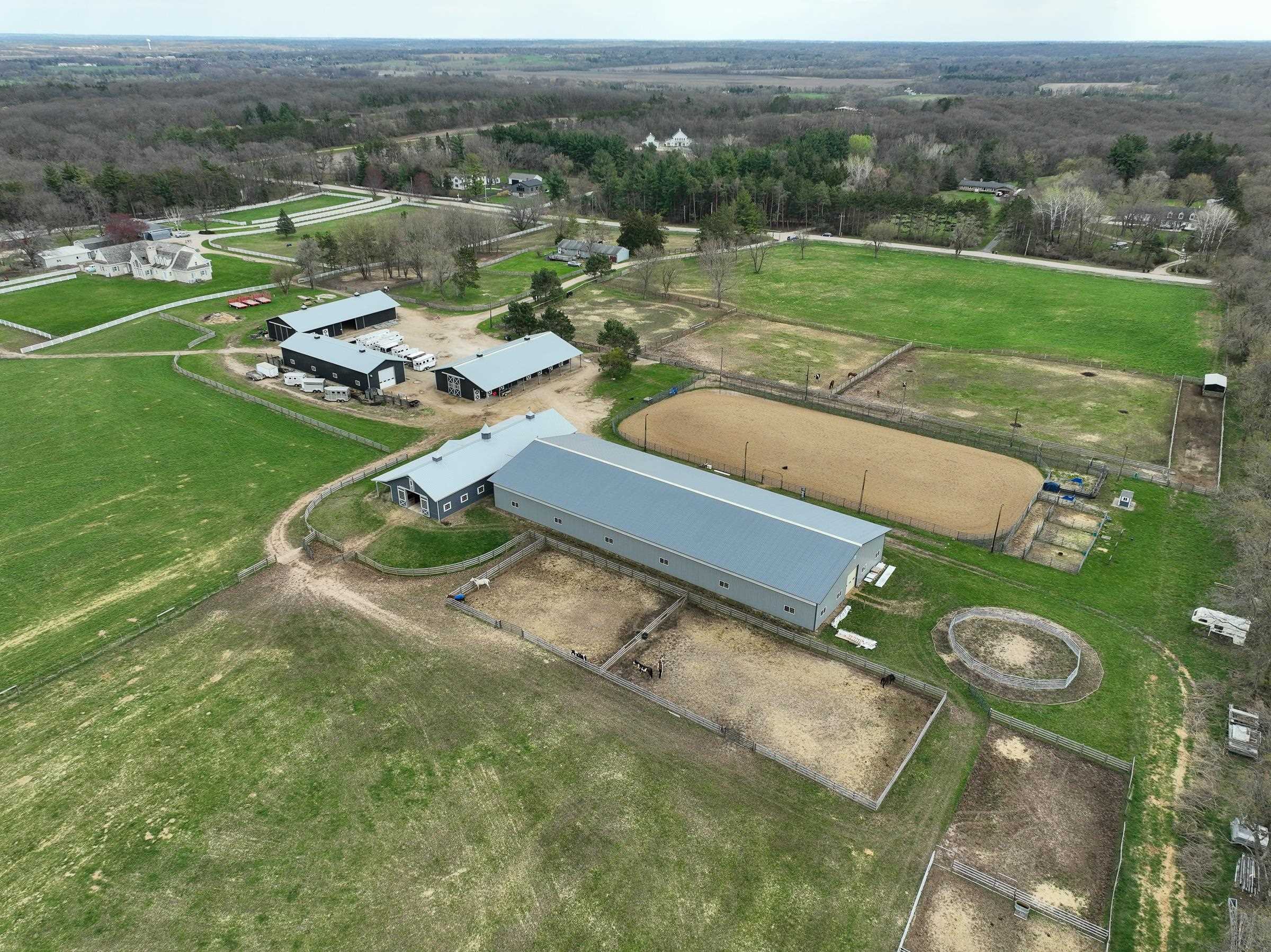 8206 Bull Valley Road Bull Valley, IL 60098 - Photo 4 of 24 an aerial view of a house with a yard