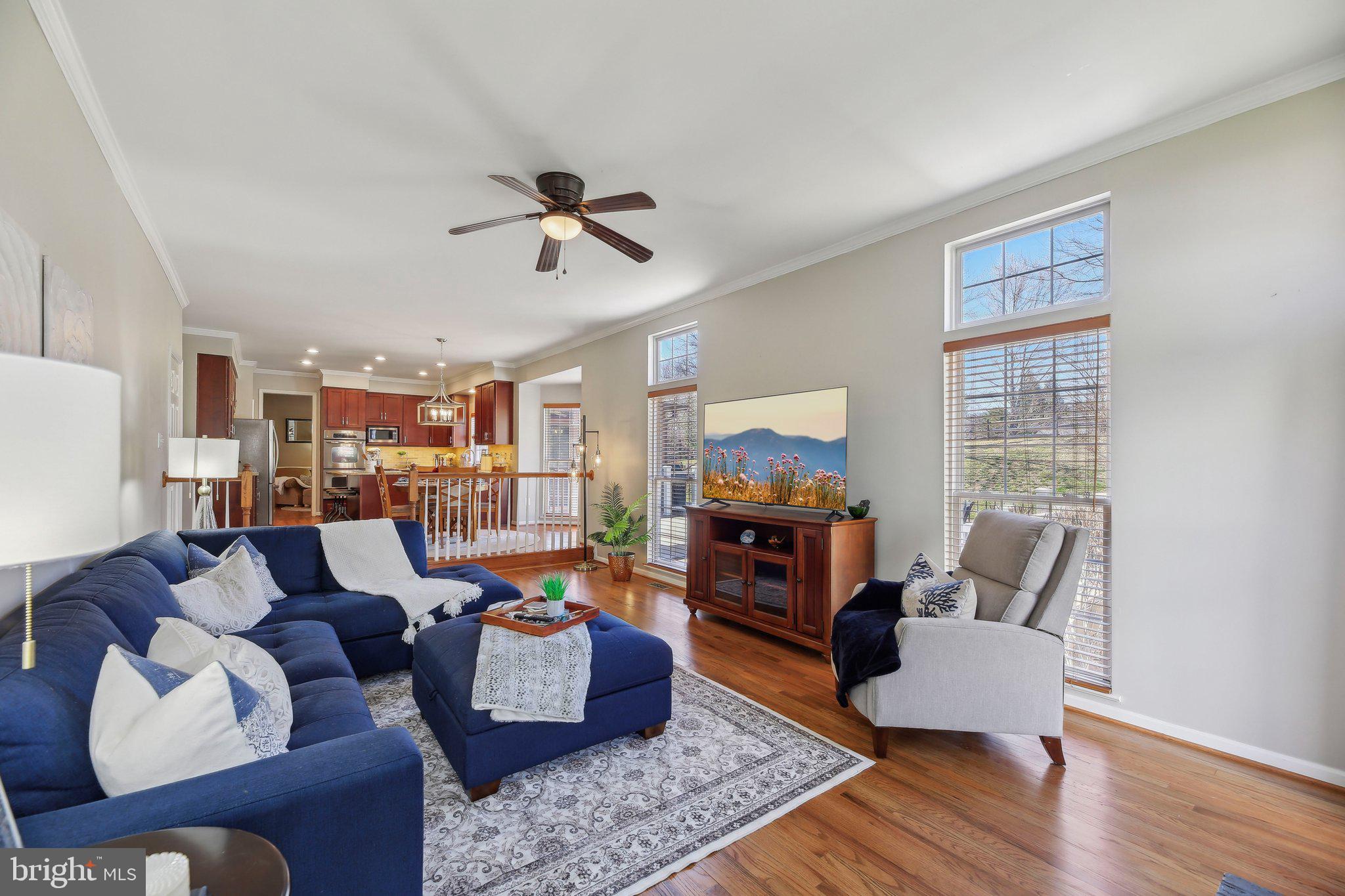 10204 Crosscut Way Damascus, MD 20872 - Photo 20 of 65 a living room with furniture fireplace and a window