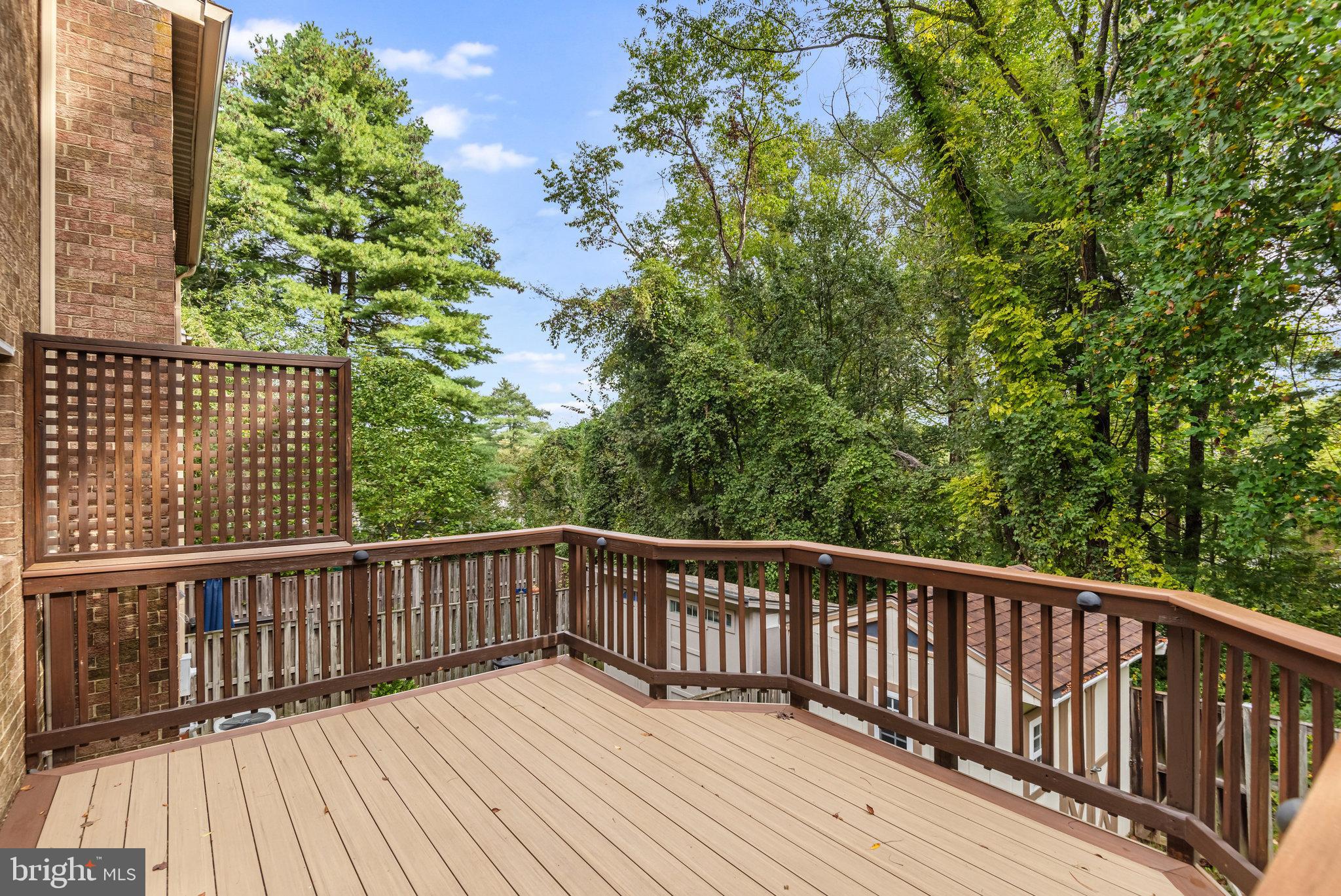 5825 High Bluff Court Burke, VA 22015 - Photo 39 of 52 a view of balcony with wooden floor